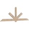 Ekena Millwork Kennewick Smooth Timber Gable Bracket, Douglas Fir, 108"W x 36"H x 1 1/2"D x 5 1/2"F, 8/12 Pitch GBW108X36X0206KEN00SDF - alternate 4
